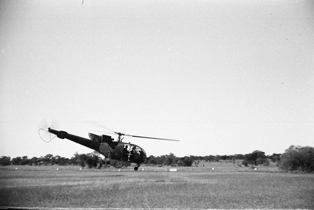 Alouette III Helicopter - Calling in and Embussing and Debussing Exercises